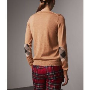 Burberry Merino Wool Sweater - Camel